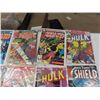Image 4 : 10 Assorted Comic Books - All Marvel ; Hulk, Fantastic 4, Powerman