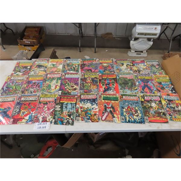 27 Micronauts Comics - #2 -27 , Missing #8 & King Size # 1&2