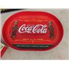 Image 5 : 2 Modern Coca-Cola Tin Signs - Largest 12" x 16" , Modern Coca-Cola Tin Tray, 