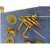 Image 4 : Assorted Wooden Thread Spools + Misc. Spinning Wheel Parts