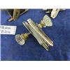 Image 3 : 3 Vintage Glass Handled Door Handle  Sets