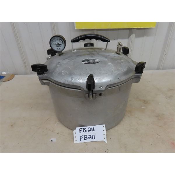 Cast Aluminum All American Pressure Cooker Model 915