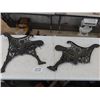Image 1 : Cast Iron Bench Seat Ends- 1 is Broken but Piece is there
