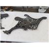 Image 3 : Cast Iron Bench Seat Ends- 1 is Broken but Piece is there