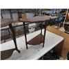 Image 4 : 2 Wooden 1/2 Moon Stands - Largest 12" x 23" x 24" 