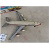Image 3 : Vintage 1900 TN Namura Japan Tin Boeing 747 Plane with Box 