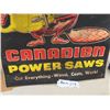 Image 4 : Canadian Power Saws Cardboard Sign - Great Graphics 20.5" x 27.5" 