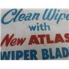 Image 2 : Atlas Wiper Blade Metal 2 Sided Sign 16" x 23" 