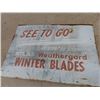 Image 3 : Atlas Wiper Blade Metal 2 Sided Sign 16" x 23" 