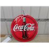 Image 1 : Coca-Cola Cardboard 2 Sided Sign 27" 