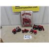 Image 1 : Modern International Sign + 4 Die Cast Tractors - smaller