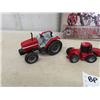 Image 4 : Modern International Sign + 4 Die Cast Tractors - smaller