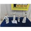 Image 1 : 4 Porcelain Figurines ; 2 Lladro, 1 Nao, 1 Valenco