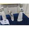 Image 3 : 4 Porcelain Figurines ; 2 Lladro, 1 Nao, 1 Valenco