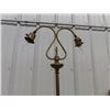 Image 4 : Brass Hanging Lamp - 3 Light, Brass Standing Floor Lamp 55" Tall, Metal 