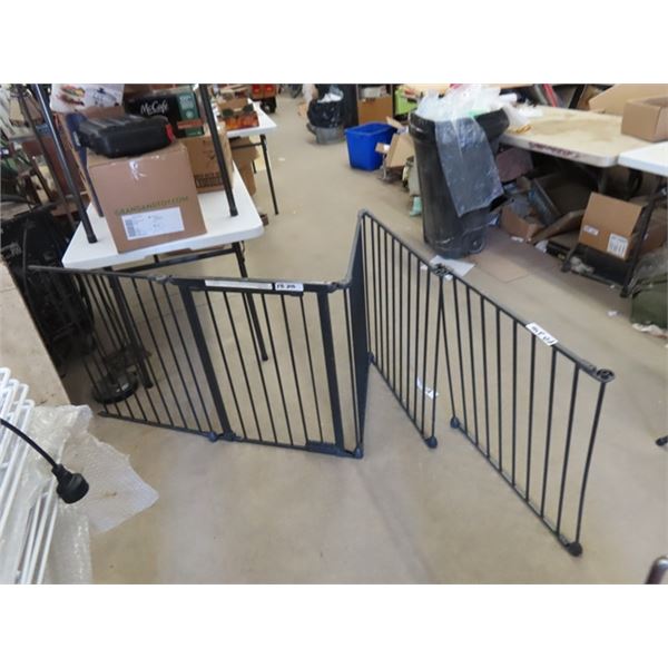 Metal 10' Close Off Gate/ Fence Every 2' Hinged - 29.5" Tall 