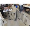 Image 1 : Metal 10' Close Off Gate/ Fence Every 2' Hinged - 29.5" Tall 