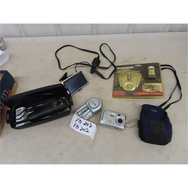 Mastercraft Laser Parking Guide, Conair Electric Clippers, Kodak Camera CX7330, 