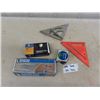Image 1 : Magnetic Base + 2 1/4" Deflector + Angle Measure, Tape Measure