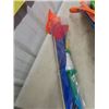 Image 5 : Metal 14" Fire Bucket, New Kite, 7 Dog Ball Toss Scoops, Umbrella