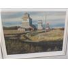 Image 2 : Spring Water Saskatchewan Elevator Framed Print by George Jenkins 24" x 30" 