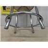 Image 5 : Small Chrome Stool with Vinyl Seat 14" x 19" 