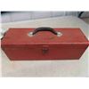 Image 4 : Red Tool Box + Pair of Universal Extenions Towing Mirrors