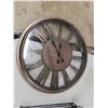 Image 2 : 3 Assorted Battery Operated Clocks - Largest 26" Wide