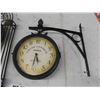 Image 4 : 3 Assorted Battery Operated Clocks - Largest 26" Wide