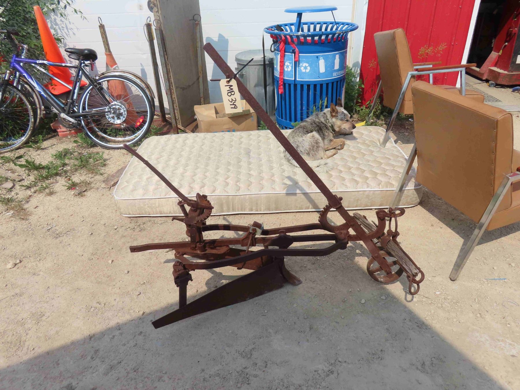 Cast Iron Horse Drawn Potato Scuffler