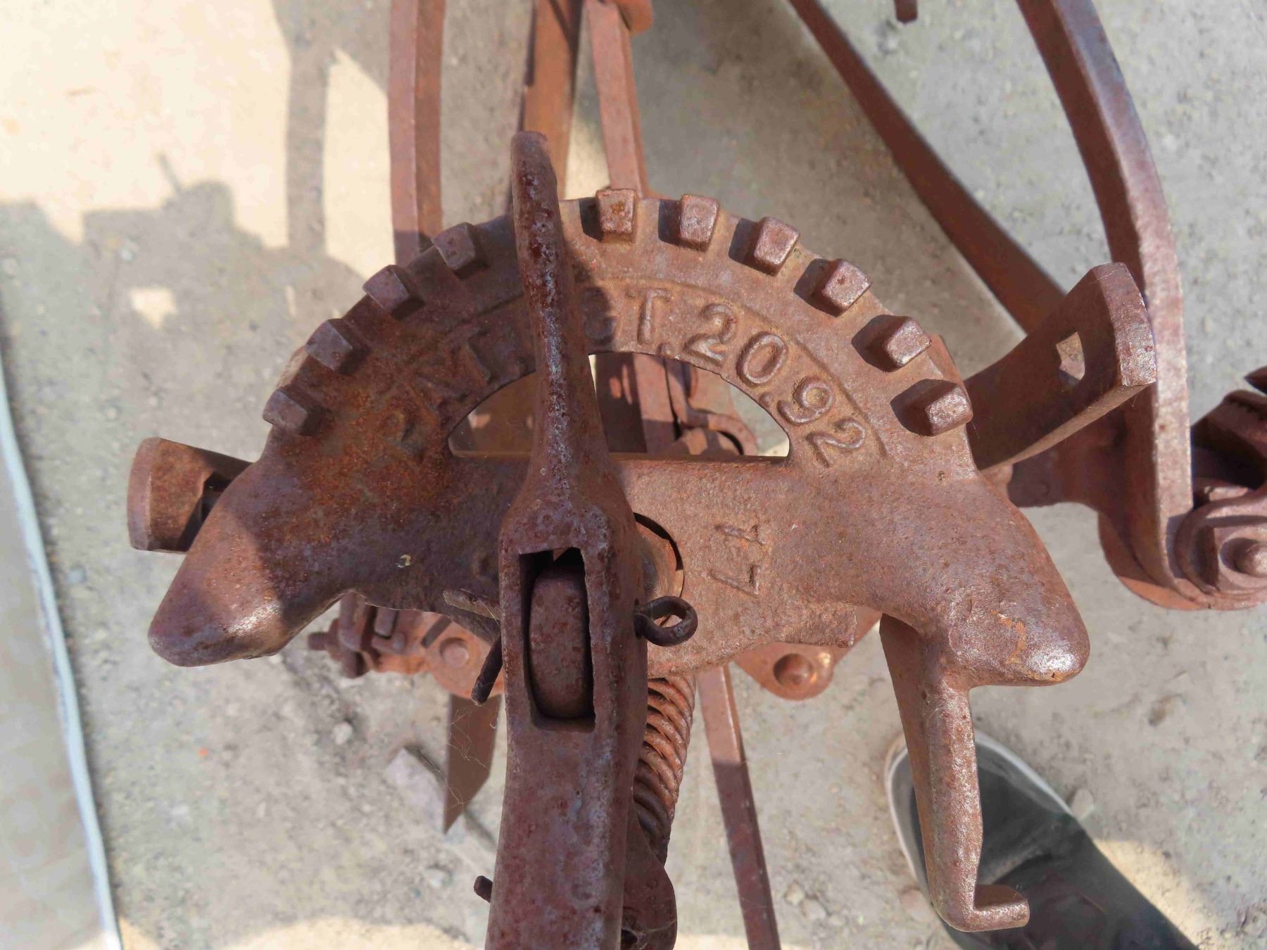 Cast Iron Horse Drawn Potato Scuffler