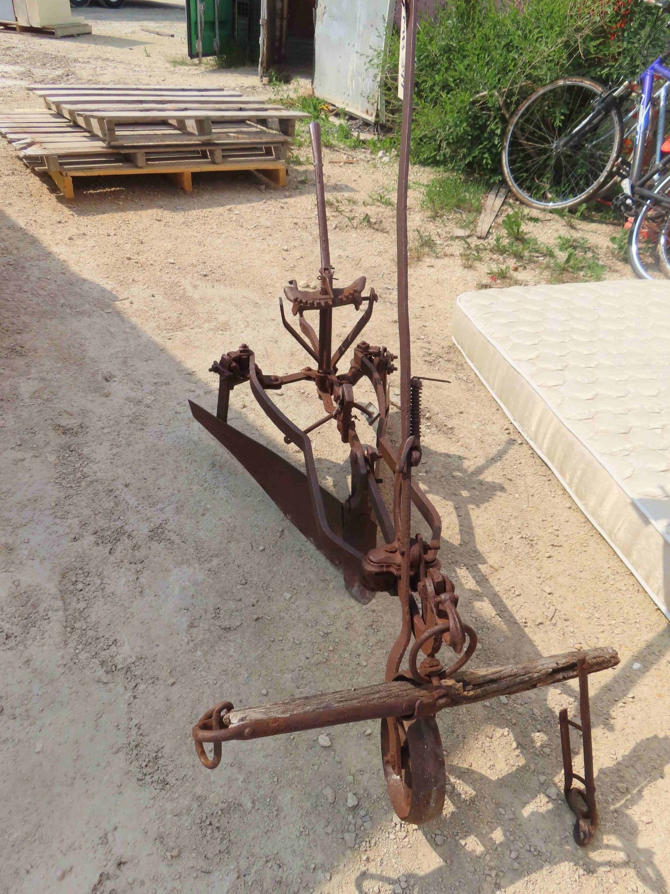 Cast Iron Horse Drawn Potato Scuffler