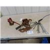 Image 1 : 10 Wrenches 3/8" to 15/16" , Hydraulic Jack, Chain Ratchets