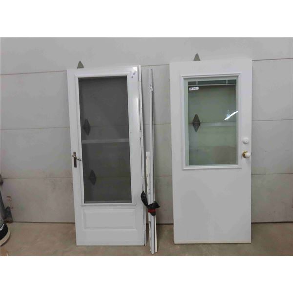 Exterior Doors ; (1) 31.5" x 74.5" + (1) 29.5" x 74.5" 