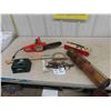 Image 1 : Rem 8 Electric Chain saw, Bird Feeder, Gate Hinges, Brush Knife, plus more