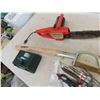 Image 5 : Rem 8 Electric Chain saw, Bird Feeder, Gate Hinges, Brush Knife, plus more