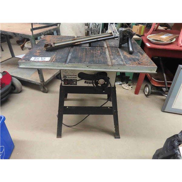 Rockwell 9  Table Saw