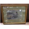 Image 1 : 'White Rabbit in the Snow' Framed Print by Robert Bateman  13.5" x 17.5" 