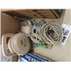 Image 5 : Langdon Mills 3 Lamp Fixture - New, Lithonia Lighting 14" Dome Light, Oak Elongated 
