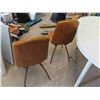 Image 4 : Kitchen Table 30" x 36" x 59" with 2 Vinyl Upholstered Chairs