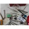 Image 4 : Small Red Tool Box, DeWalt Bit Kit, Wrenches, Pliers, Pick Tools, plus more