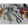 Image 5 : Small Red Tool Box, DeWalt Bit Kit, Wrenches, Pliers, Pick Tools, plus more