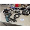 Image 1 : 4 Electric Hand Tools ; 1/2" Drill, 3/8" Drill, Sander, Jig Saw