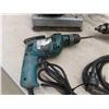 Image 4 : 4 Electric Hand Tools ; 1/2" Drill, 3/8" Drill, Sander, Jig Saw
