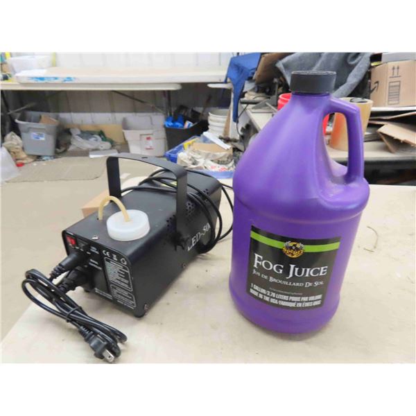 LED 500 Fog Machine with 1 Gal Jug of Fog Juice