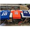 Image 8 : Payton Manning Colts Jersey #54, Bronco's Jersey Sz Lg, Adrian Peterson Vikings