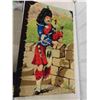 Image 1 : Woven Tapestry Wall Hanger Bagpiper 27" x 45" 