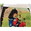 Image 2 : Woven Tapestry Wall Hanger Bagpiper 27" x 45" 