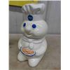 Image 2 : Pilsbury Dough Boy Cookie Jar, Tea Pot, Cream + Sugar, Napkin Holder - Ceramic