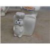 Image 6 : Pilsbury Dough Boy Cookie Jar, Tea Pot, Cream + Sugar, Napkin Holder - Ceramic